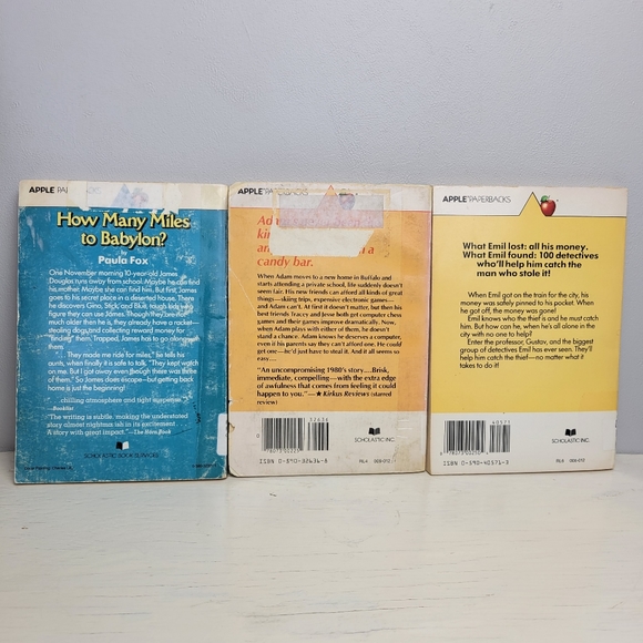 6 Book Bundle Scholastic Apple Set 6 Chapter Books Vintage Modern Mix Fiction - Picture 5 of 16